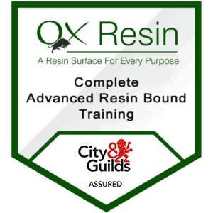 OX Resin Advanced Resin Bound Training, City & Guilds Assured